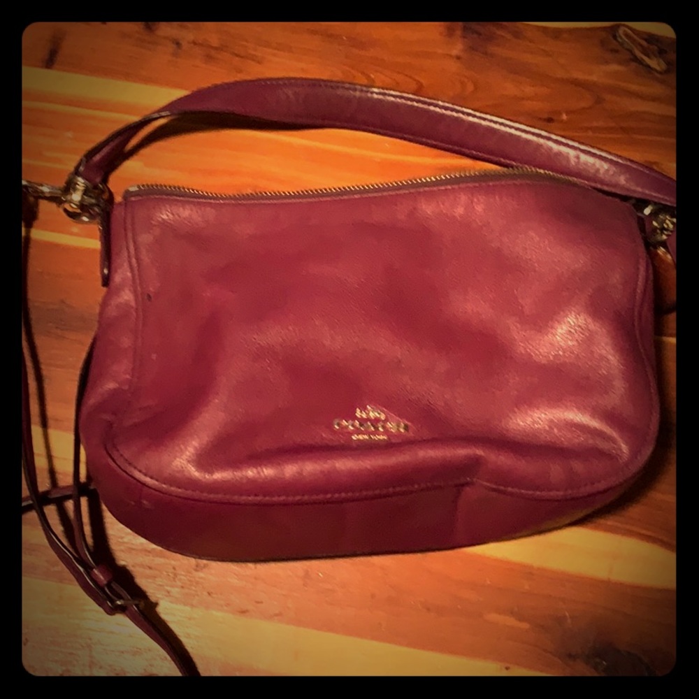 Purple Coach Purse